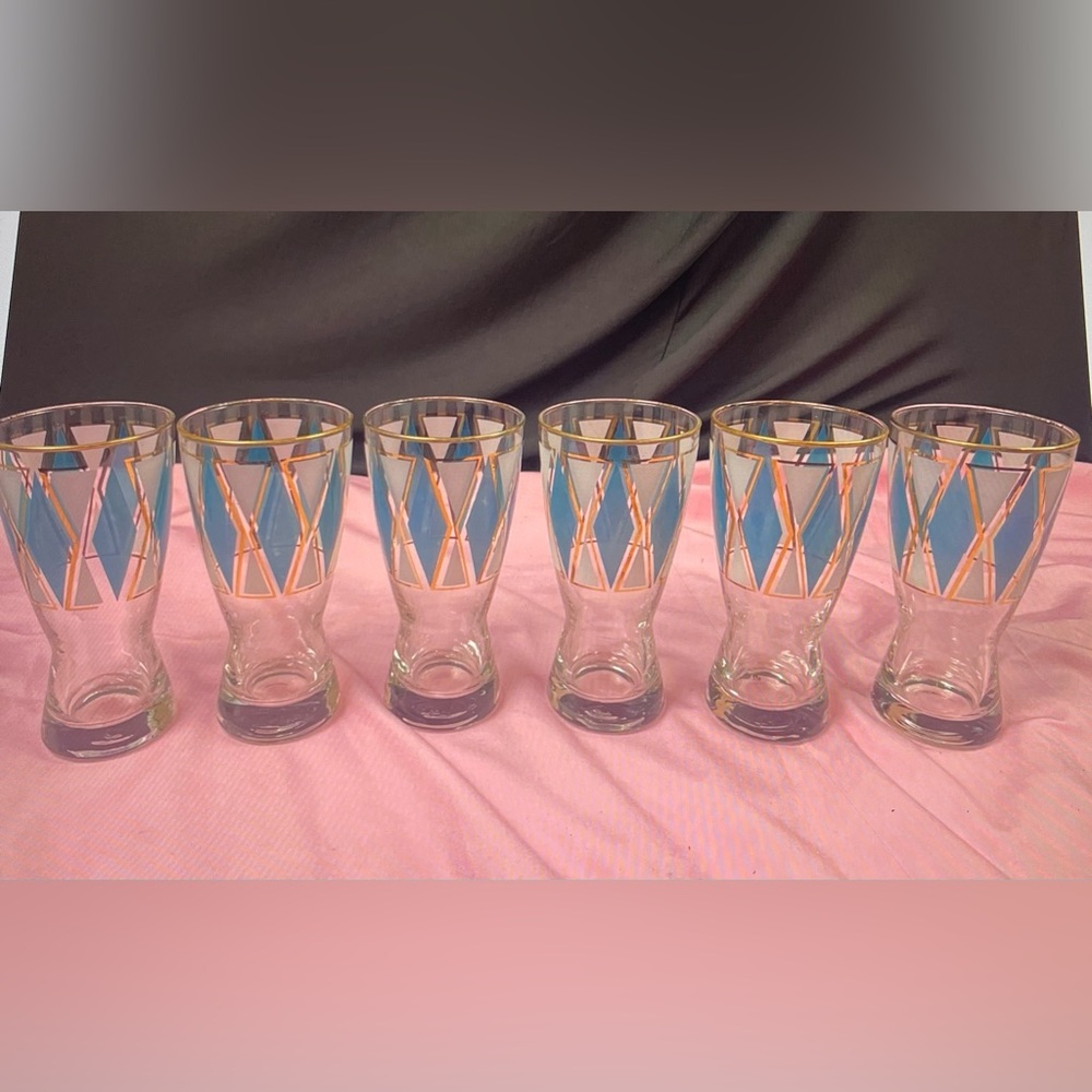 Libbey Glass Cups Vintage Set of 8)